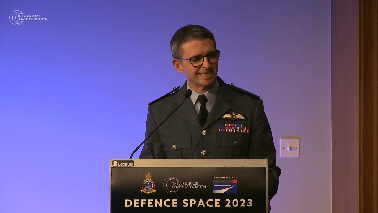 Keynote from Air Vice-Marshal Paul Godfrey, Commander, UK Space Command at Defence Space Conf 2023