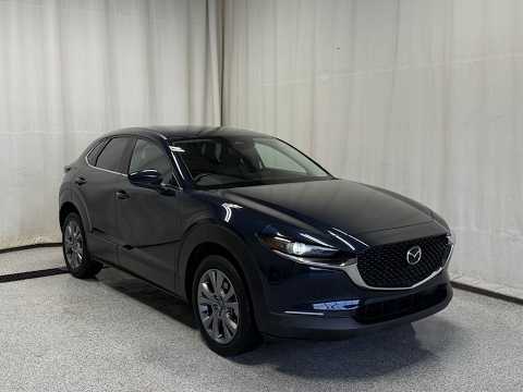 2024 Mazda CX-30 GS AWD in Blue for sale at Park Mazda in Sherwood Park, AB