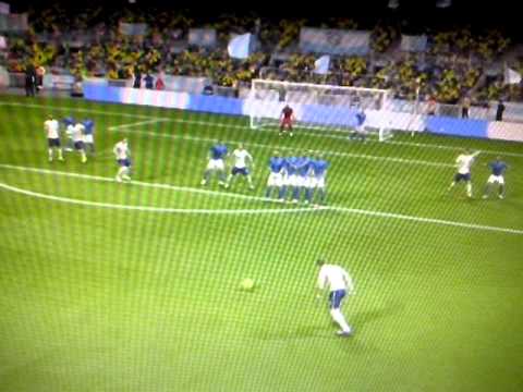 Traumfreistoß in den Winkel :P