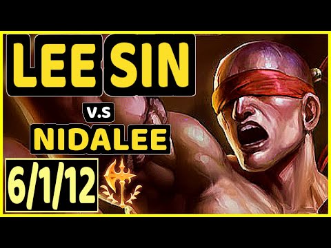 CINKROF (LEE SIN) vs NIDALEE - 6/1/12 KDA JUNGLE GAMEPLAY - EUW Ranked GRANDMASTER