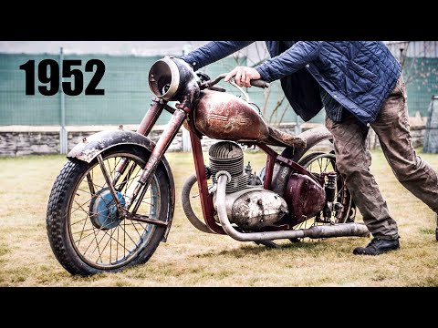 Jawa 250 Perak - Restoration 70 Years Old Army Motorcycle - Part 1