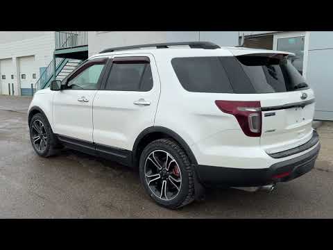 2013 Ford Explorer 4WD 4dr Sport in White for sale at Bannister Chevrolet Buick GMC Ltd Edson in Edson, AB