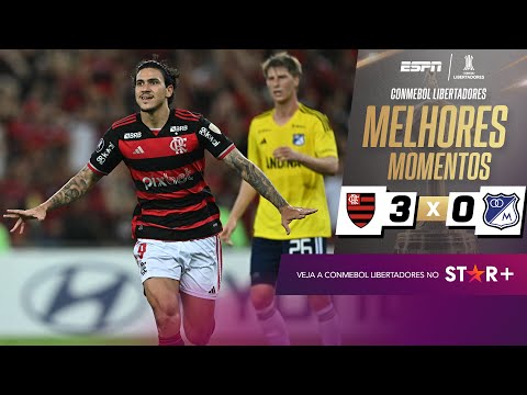 Gols e lances de Flamengo x Millonarios