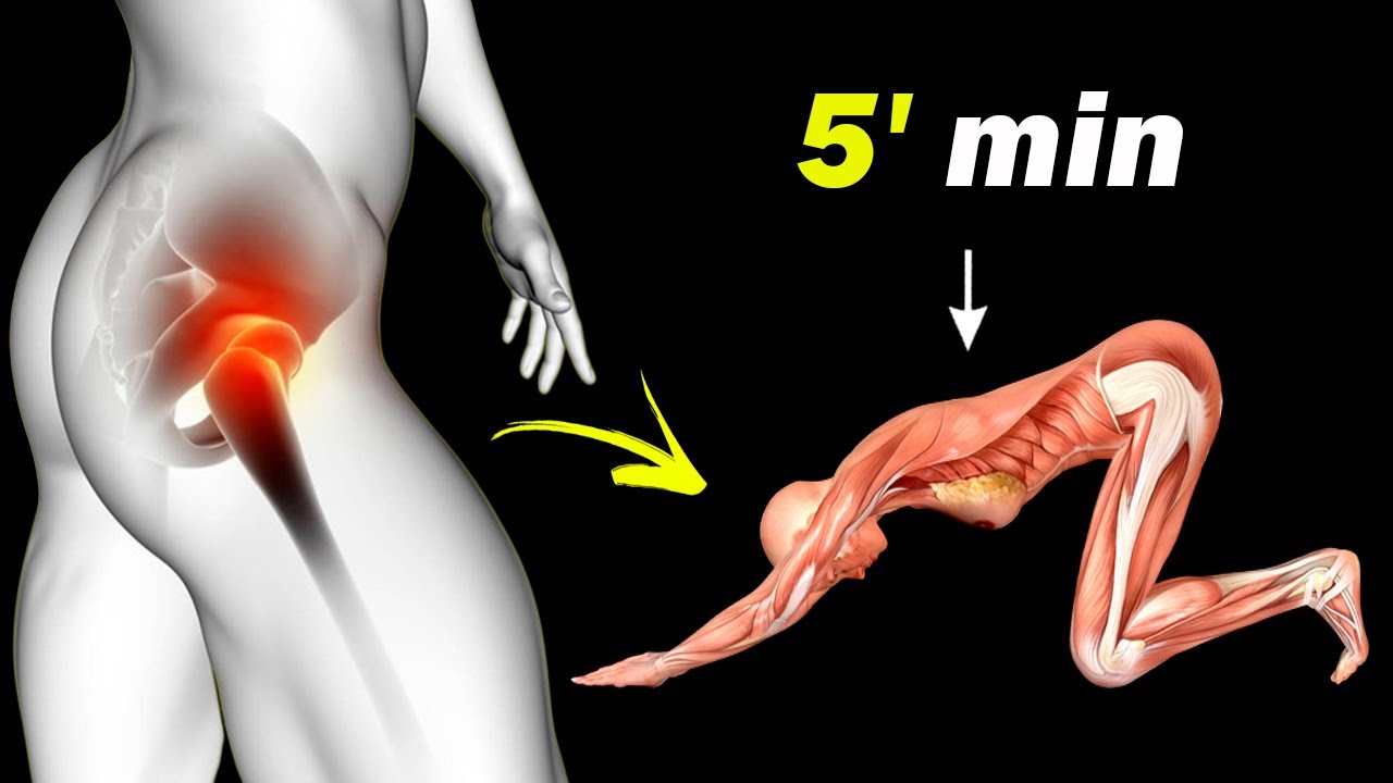5 Minutes of STRETCHING Exercises that will save you from Hip and Back pain