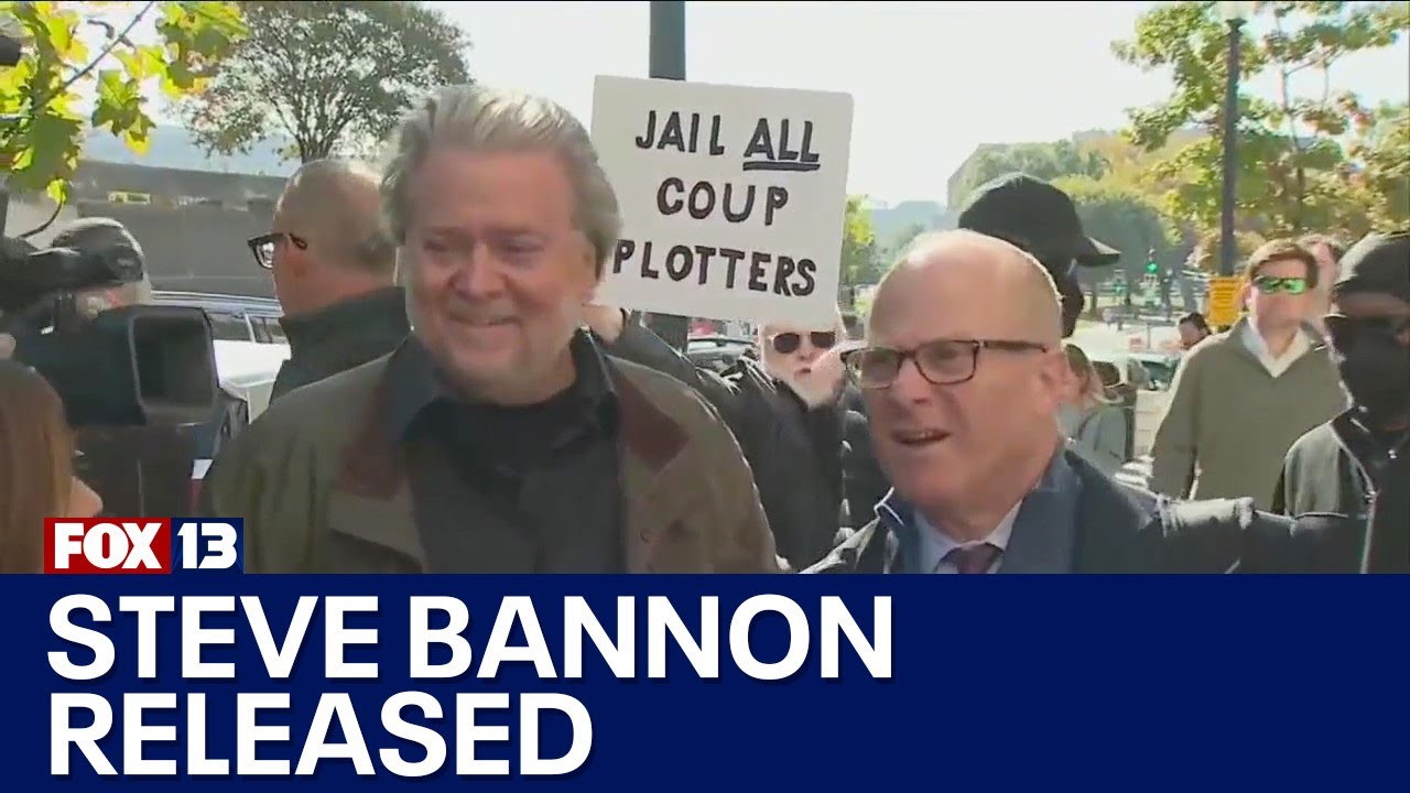 Steve Bannon released from prison