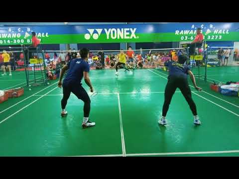 Badminton 12th Rawang Open Men's Double Open Tournament- Sufyuddin/ Zaid Vs Keith Yap / Woo Zhan Jun