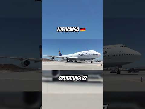 Airlines that still operate the B747✈️ #aviation#jetplane#avgeek#boeing#747