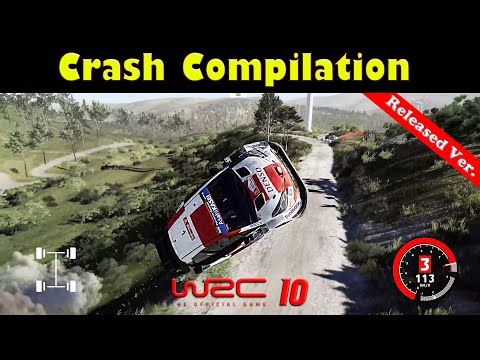 WRC 10 Crash Compilation  - Top Crashes in the Official Release
