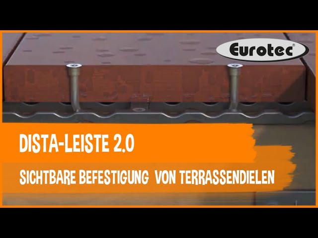 Dista-Leiste Eurotec 730mm Distanzleiste Abstand-Halter Terrassendielen 944801 