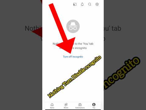 How To Youtube incognito mode Enable to disabled for #Redmi MIUI 🔥 #youTube #setting#short,