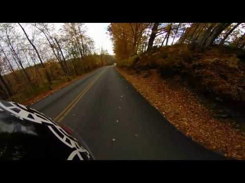 Fall 2016 Run - 360 Fly 4k Downhill Longboard VR