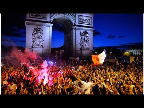 Frankrig fejrer finalen