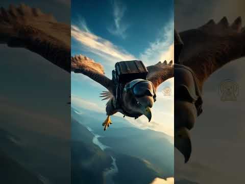 Epic Skydiving Eagle POV 🦅 | Extreme Wildlife Action #shorts #shortsvideo