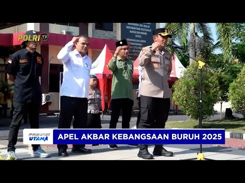 POLRES PROBOLINGGO GELAR APEL AKBAR KEBANGSAAN BURUH 2025