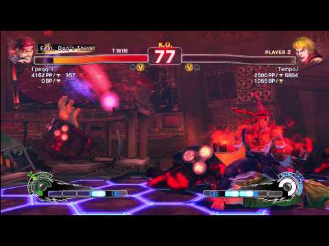 SSF4 AE [E.Ryu] I peqqi I vs TempoJ [Ken] 3