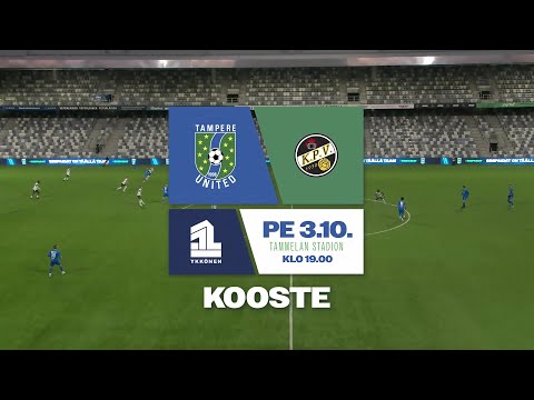 KOOSTE: Tampere United – KPV / Ykkönen / 3.10.2025 / Tammelan Stadion