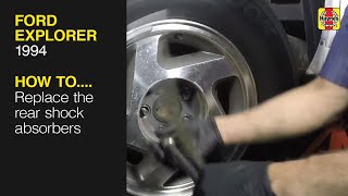 How to Replace the rear shock absorbers on the Ford Explorer 1994