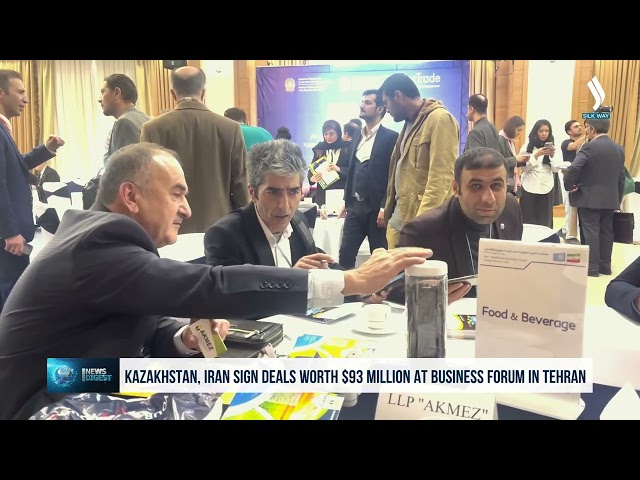 Kazakhstan, Iran sign deals worth $93 million at business forum in Tehran