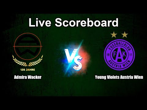 Admira Wacker vs Young Violets Austria Wien Live Score - Austrian 2.Liga