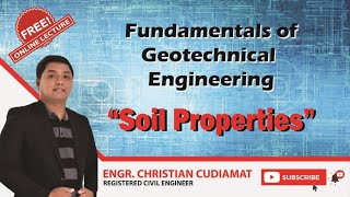 Basic Fundamentals of Geotechnical  Engineering- Soil Composition Lecture [Tagalog]