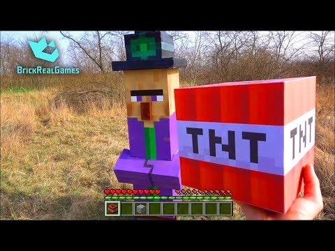 EPIC Witch vs TNT Battle - Realistic Minecraft in Real Life!