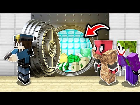 FAKİR GİZLİ KÖY BANKASINI SOYDU! 😱 - Minecraft