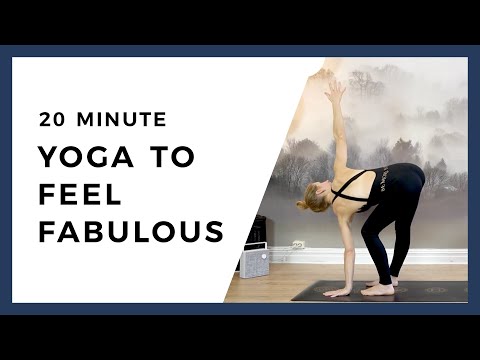 20 Minute Lunch Break Yoga | Feel Good Flow | Vinyasa Yoga class to feel your best