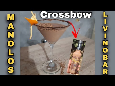 Drink Crossbow com licor de cacau e avelã - Manolo's