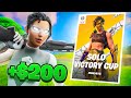How I WON 200 In The Zero Build Solo Victory Cash Cup