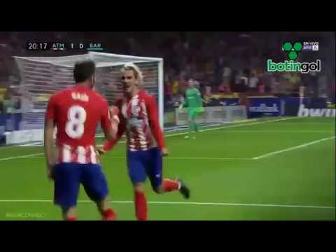 Gol de Saúl. Atlético Madrid-Barcelona