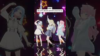 🍑#OBF フルトラ3Dで踊ってみた￤紗彩木ひそり＆真名瀬ゆあちゃん＆苺氷えなちゃん￤#shorts #vtuber