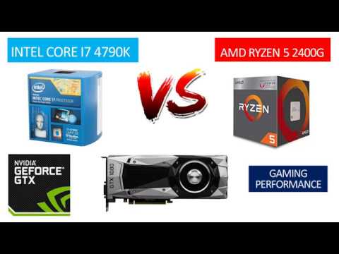 i7 4790k vs Ryzen 5 2400G - GTX 1080 8GB - Benchmarks Comparison