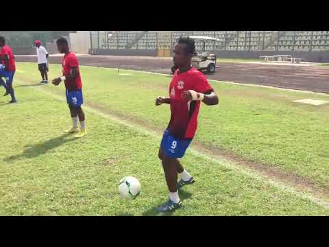 Liberty Professionals warm up for Asante Kotoko clash