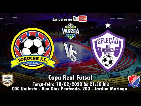 Sorocar FS  x  Seleção do Bronks FS - Copa Real Futsal 2020