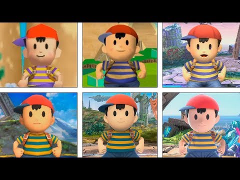 Super Smash Bros Ultimate | Ness Evolution | 1999-2018
