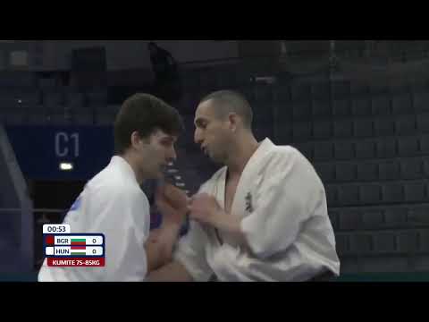 EUROPEAN KARATE CHAMPIONSHIP 2022 - VALERI DIMITROV vs GERGELY FEKETE