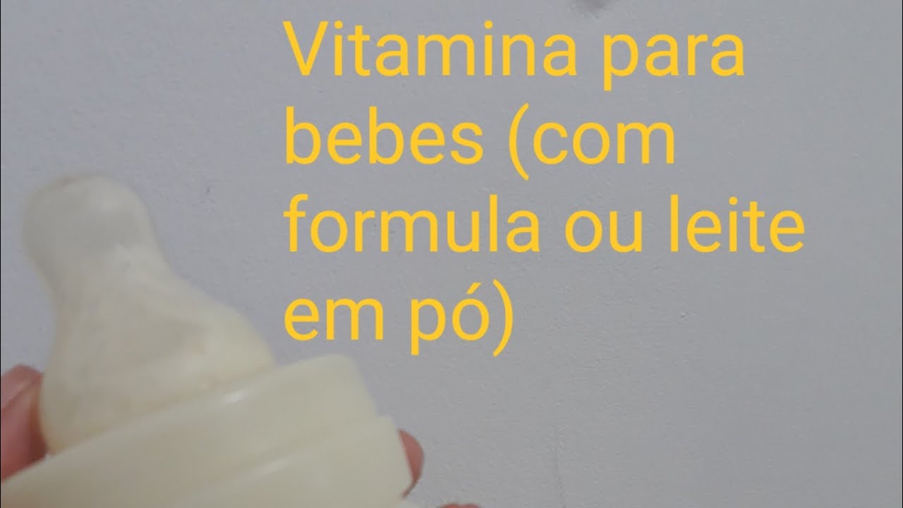 Vitamina de frutas para bebes (com formulas ou leite em pó) - #veda13