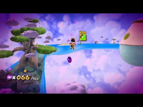 Super Mario Galaxy - Boucle océane - Étoile 5 : Les pièces violettes de la boucle océane