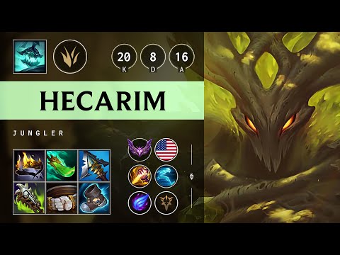 Hecarim Jungle vs Fiddlesticks: Dominating - NA Master Patch 14.20