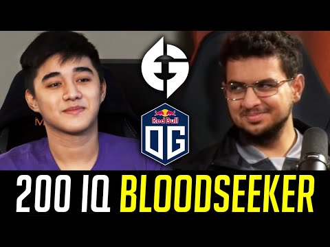 Ammar vs Abed in ranked - OG vs EG - 200 IQ BLOODSEEKER DOTA 2