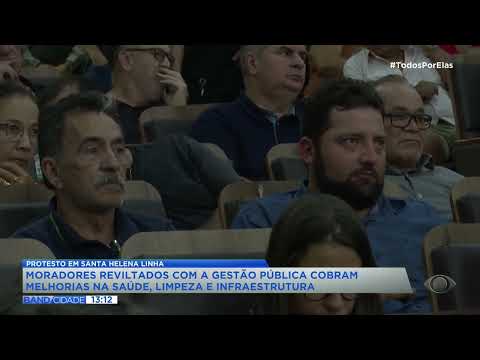 PROTESTO NA CÂMARA DE SANTA HELENA DE GOIÁS