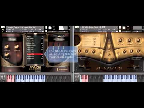 8Dio Adagio Cello Ensemble Emotional Slur Legato