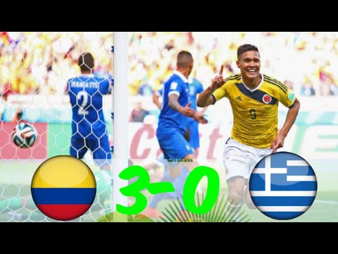 Colombia vs Greece(3-0) 2014 Fifa world cup highlights