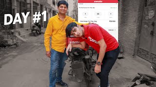 Working 24 HOURS as a ZOMATO RIDER and Earning Rs ___?