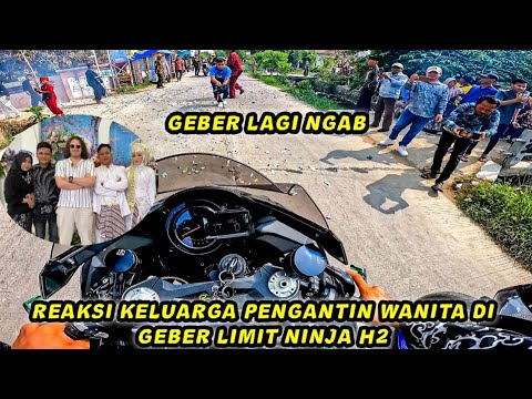 RIDING THE NINJA H2 LIMIT AT A WEDDING EVENT ‼️WELCOMED BY THE WOMAN'S FAMILY