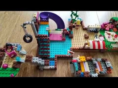 Обзор Лего Френдс Спортивный лагерь домик на дереве Lego Friends 41122