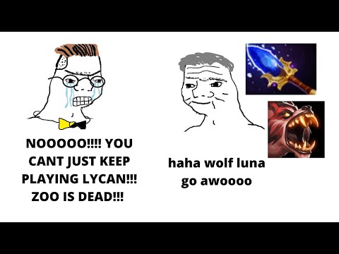 Offlane Lycan Wolf Bite with Faith_bian | Wolf-Luna Is Terrifying