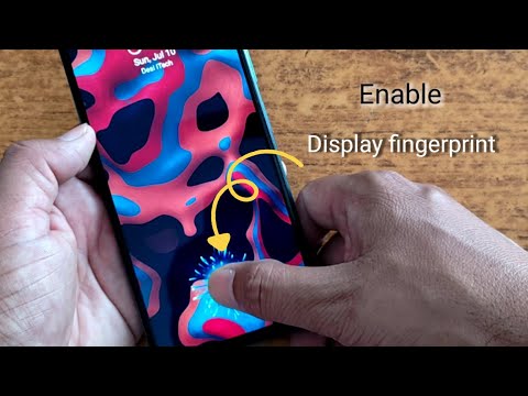 How to get in display fingerprint lock any Redmi | enable under display fingerprint scanner
