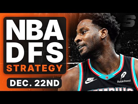 NBA DFS Strategy Monday 12/22/25 | DraftKings & FanDuel NBA Lineup Picks