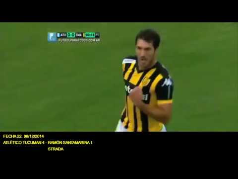 B Nacional 2014. Todos los goles de Ramón Santamarina.